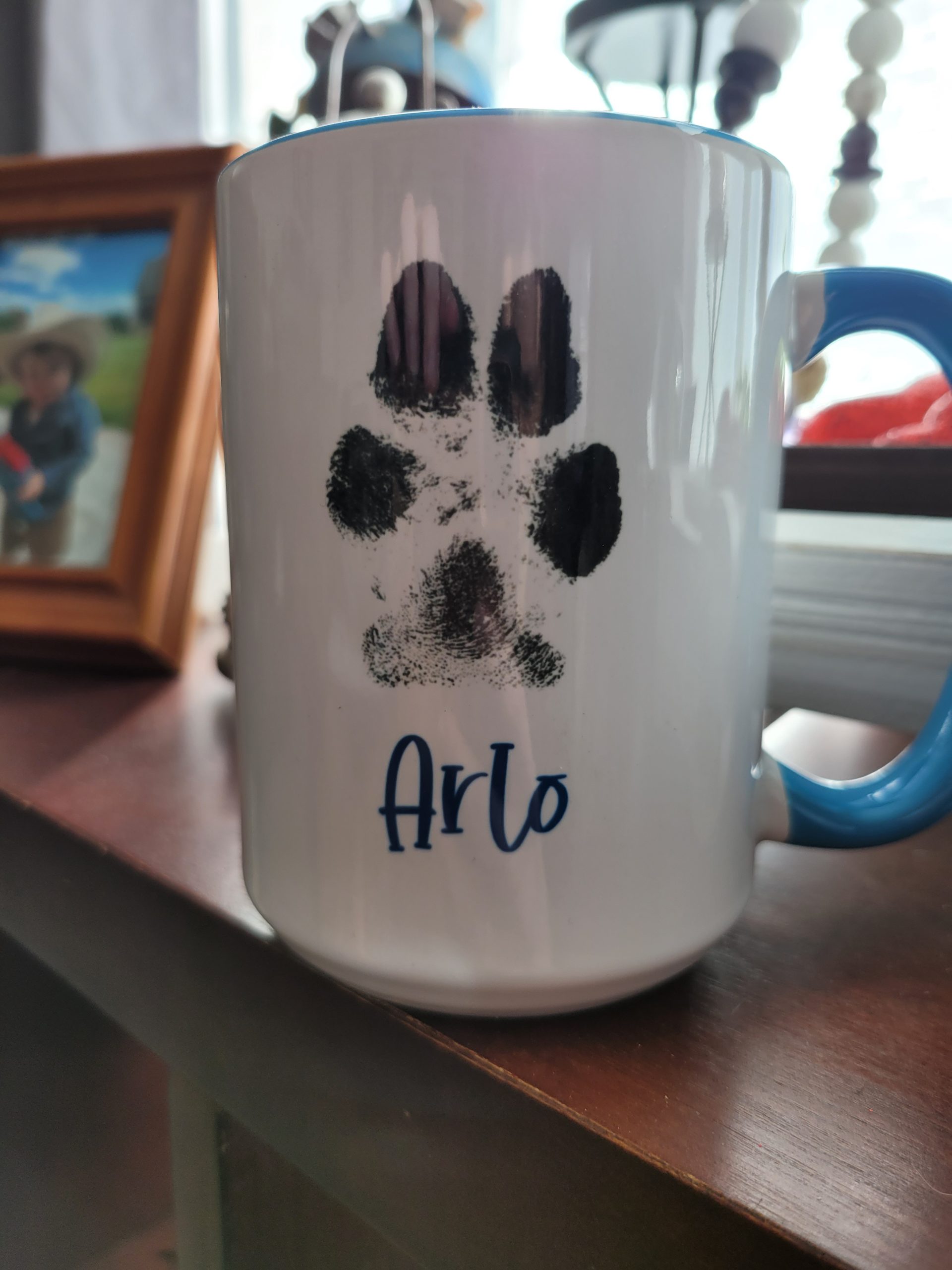 Paw Print Mug Side 2