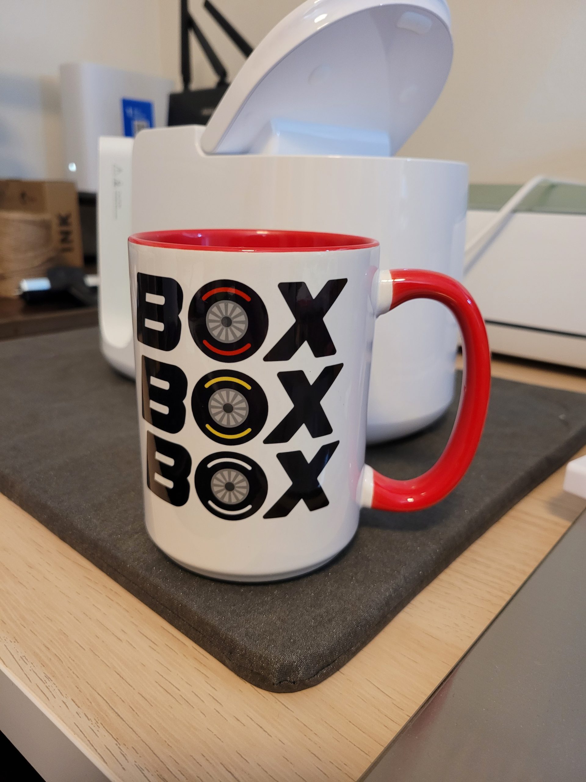 Box Box Box Mug