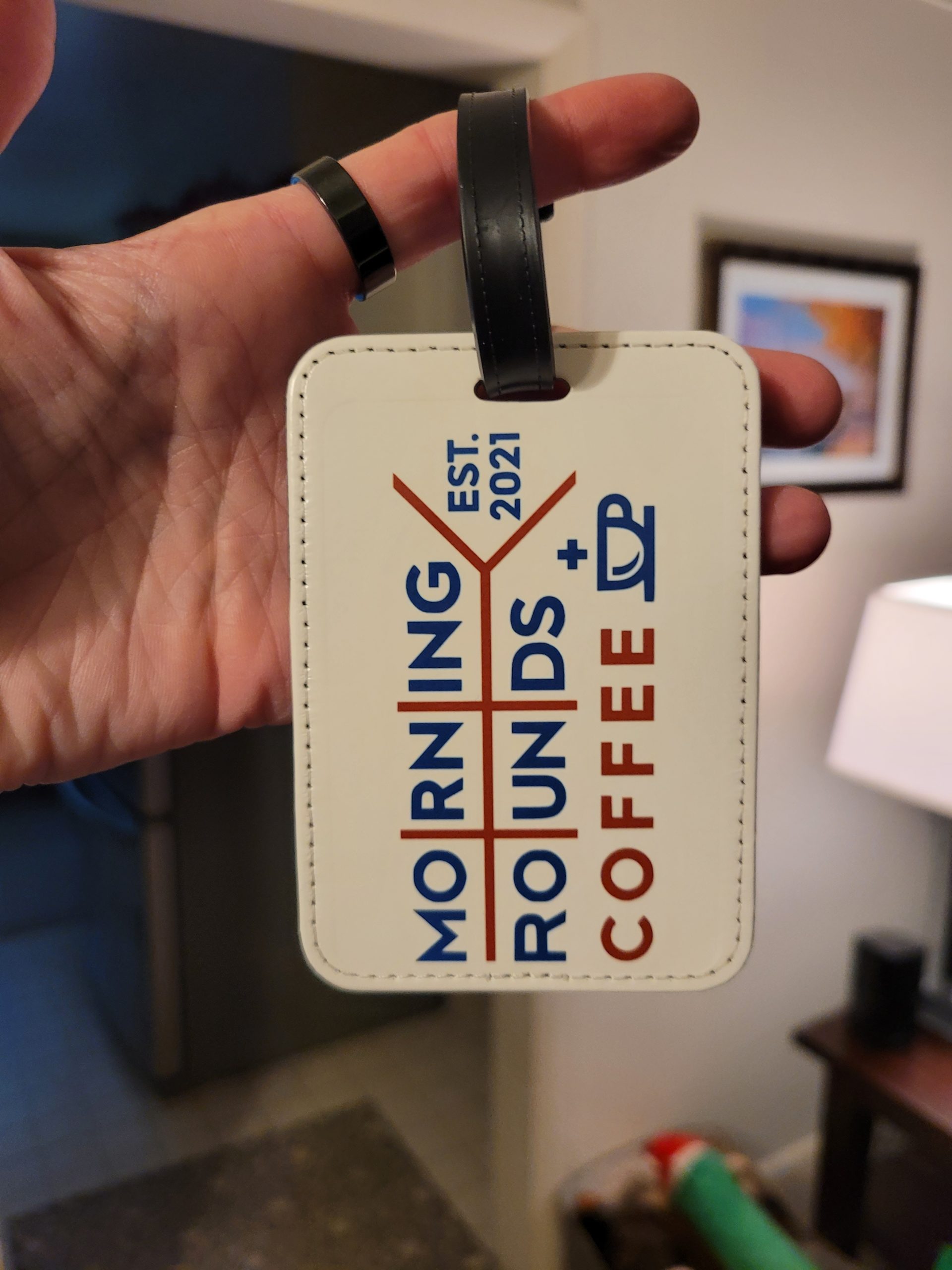 Morning Rounds Luggage Tag